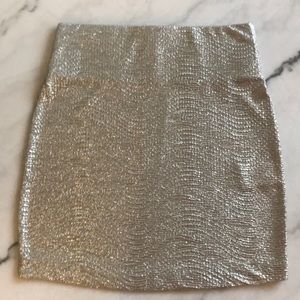 BCBGeneration champagne mini skirt